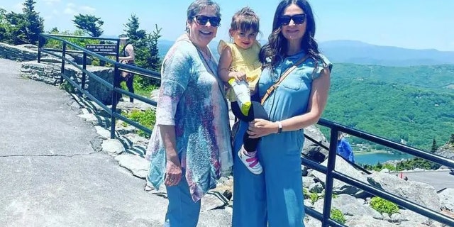 Barbara Rumpel, her daughter and granddaughter