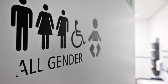 all-gender bathroom sign