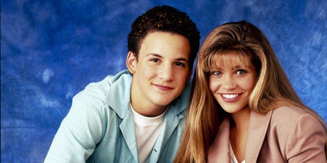 Ben Savage and Danielle Fishel in a promo shot for "Boy Meets World"