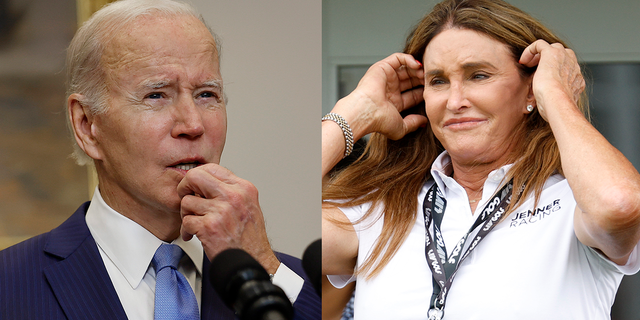 Joe Biden and Caitlyn Jenner