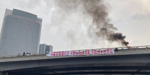 Bridge Man protest