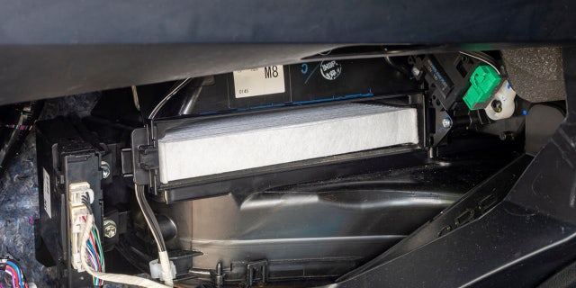 cabin air filter installed
