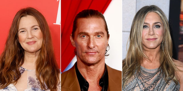 Drew Barrymore, Matthew McConaughey and Jennifer Aniston