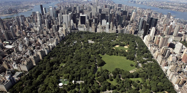Aerial view of Manhattan