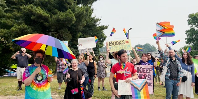 Maryland LGBTQ counter-protestors