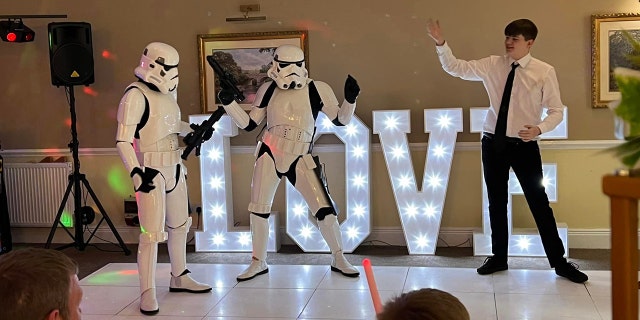 Storm troopers join the dance floor
