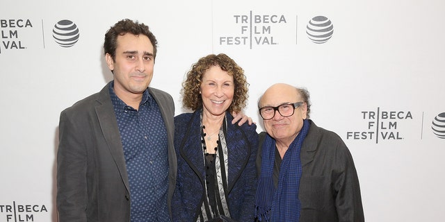 Rhea Pearlman and Danny DeVito with son Jake.