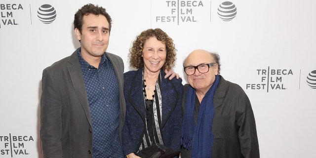 Rhea Pearlman and Danny DeVito with son Jake.
