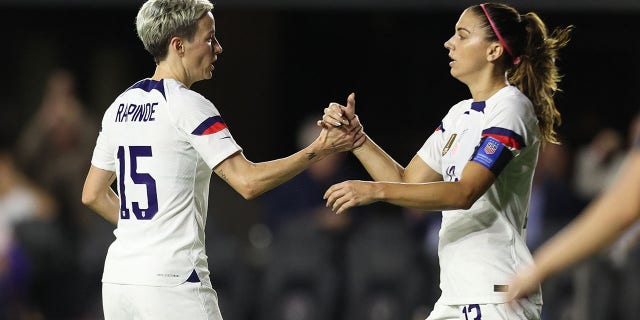 Megan Rapinoe and Alex Morgan