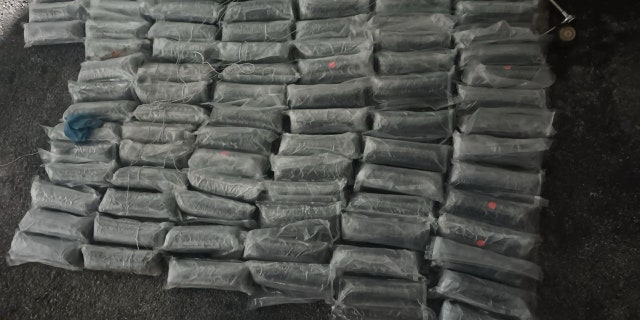 seized packs of fentanyl