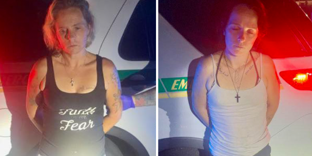 Arrest photos of Michell and Jazmine Cannon
