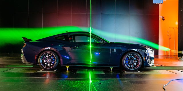 mustang wind tunnel green