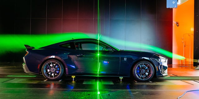 mustang wind tunnel green