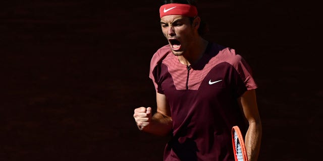 Taylor Fritz during match