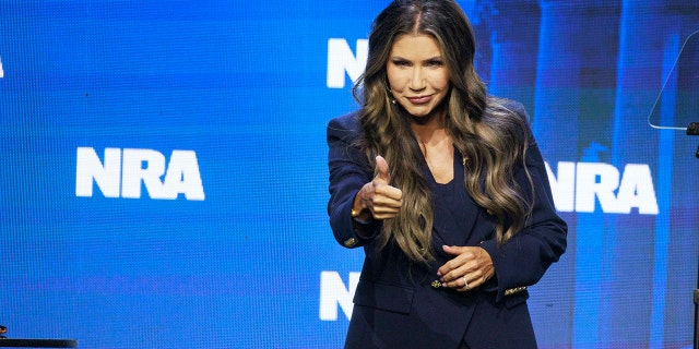 Kristi Noem speaks at NRA event