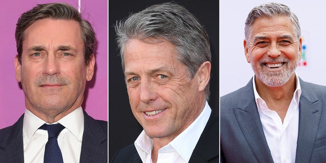 Jonn Hamm, Hugh Grant and George Clooney