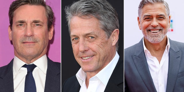 Jonn Hamm, Hugh Grant and George Clooney