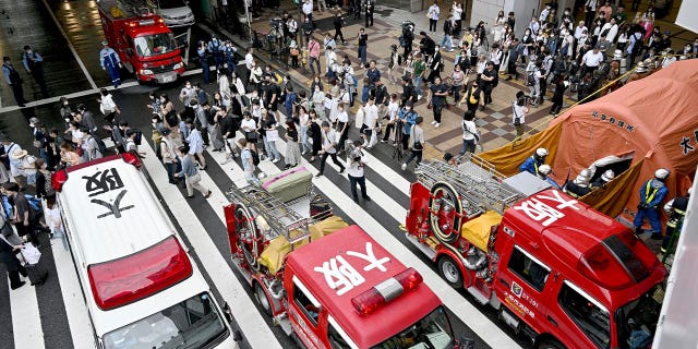 Japanese crime scene