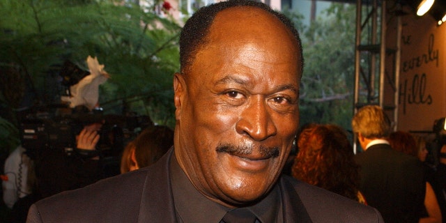 John Amos smiles at Oscars party