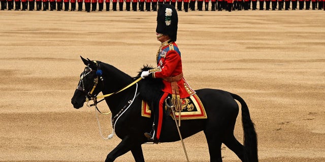 King Charles III Trooping the Colour