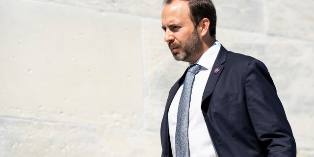 Rep. Lance Gooden, R-Texas, walks down the House steps on Friday, Sept. 24, 2021.
