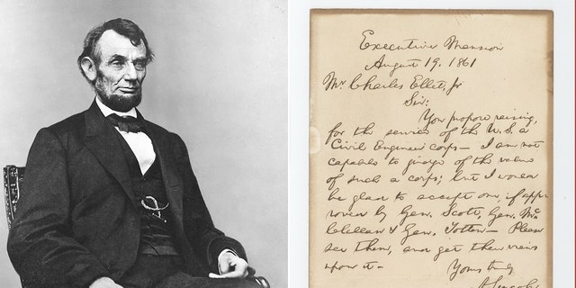 Surprise letter written by Abraham Lincoln during Civil War is ...