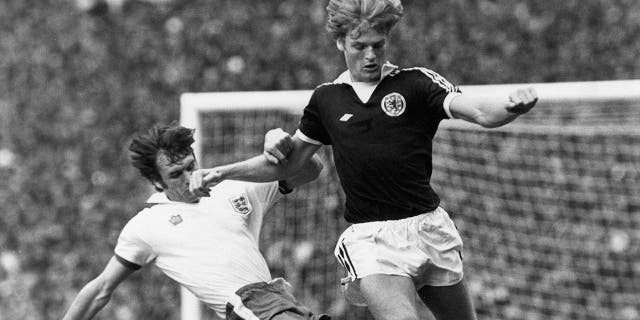 Gordon McQueen during game