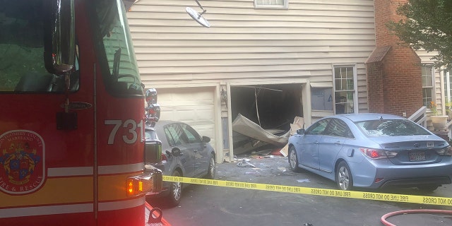 damaged garage