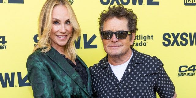 Michael J. Fox and Tracy Pollan at SXSW in 2023