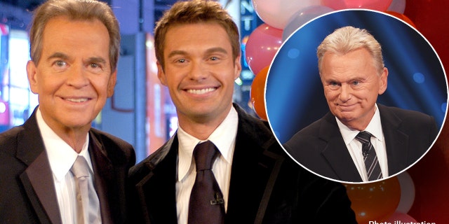 Ryan Seacrest and Dick Clark host annual New Years Eve show, Pat Sajak spins Wheel of Fortune wheel