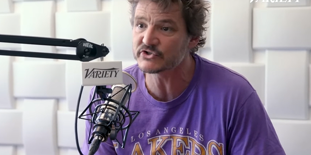 Pedro Pascal speaks in an interview