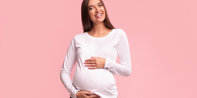 A pregnant woman