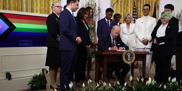 President Biden signs an executive order advancing equality for LGBT+ Americans