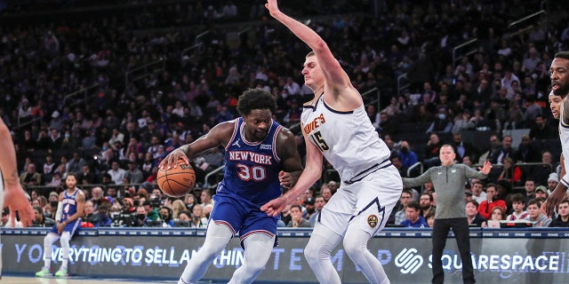 Julius Randle and Nikola Jokic