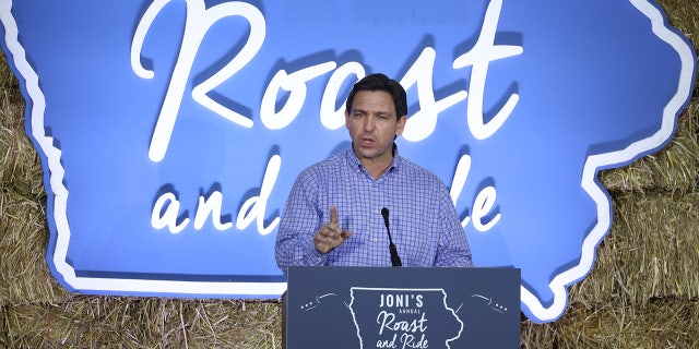 Republican presidential candidate Florida Gov. Ron DeSantis campaigns in Iowa