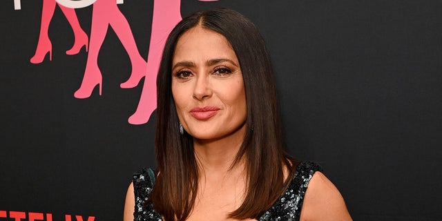 Salma Hayek red carpet