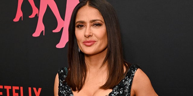 Salma Hayek red carpet