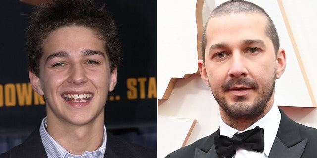 Shia LaBeouf then and now