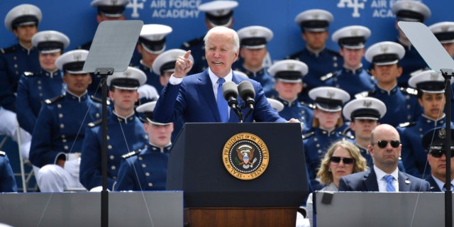 Joe Biden addresses Cadets