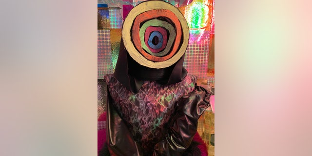 Psychedelic figure at Spectra Art Space