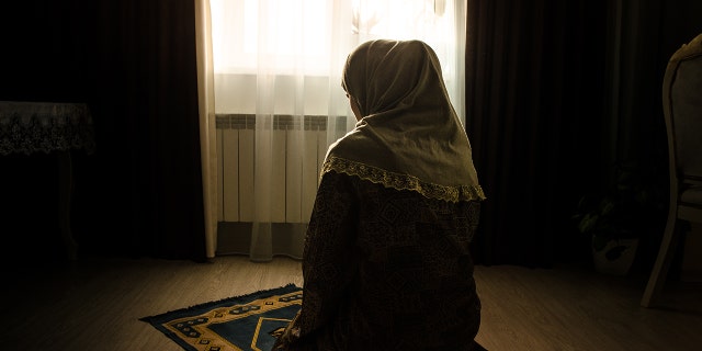 stock Image muslim girl praying