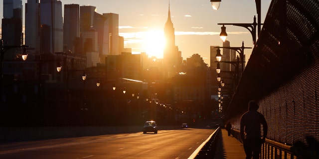 Sunrise in New York City