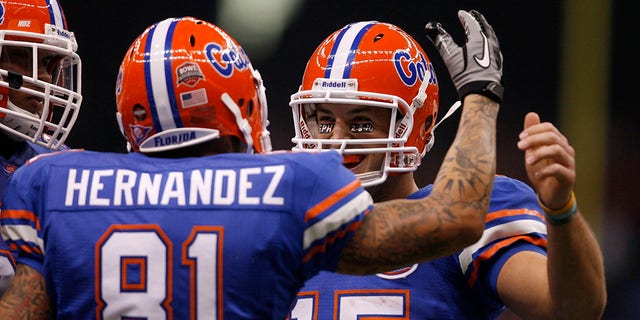 Tim Tebow and Aaron Hernandez