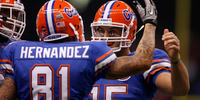 Tim Tebow and Aaron Hernandez