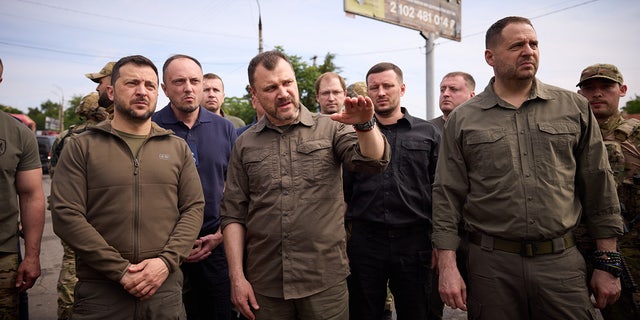 Volodymyr Zelenskyy's visit in Kherson