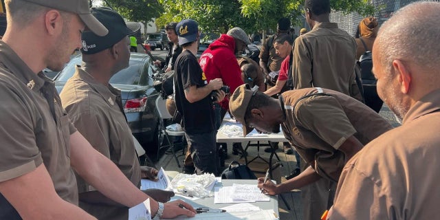 UPS workers voting on a strike