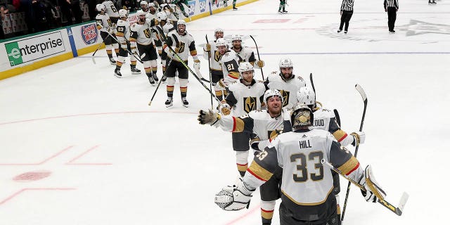 Vegas Golden Knights celebrate