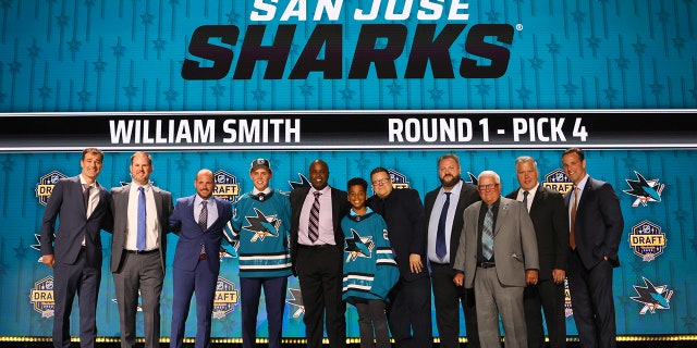 Will Smith with Sharks brass