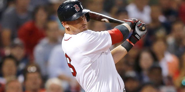 Will Middlebrooks at bat for the Red Sox