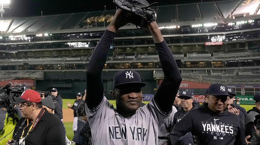 Yankees fans celebrate as Domingo German pitches perfect game